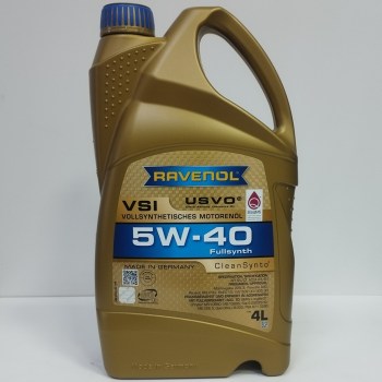 Масло моторное RAVENOL VSI 5W40 4л. 1111130004019998